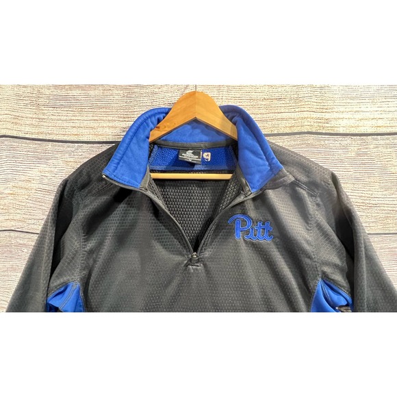 University of Pittsburgh Panthers Mens Quarter Zip Size Medium - Picture 3 of 5